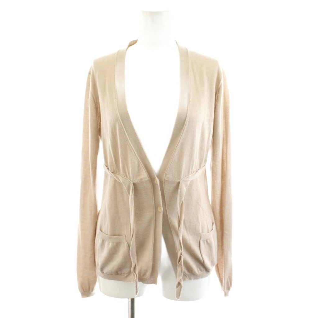 新品　24AW　定価22.5万円　ジルサンダー　カーディガン　シルク　カシミヤ JIL SANDER ジルサンダー 24AW Cashmere Cardigan カシミヤニット