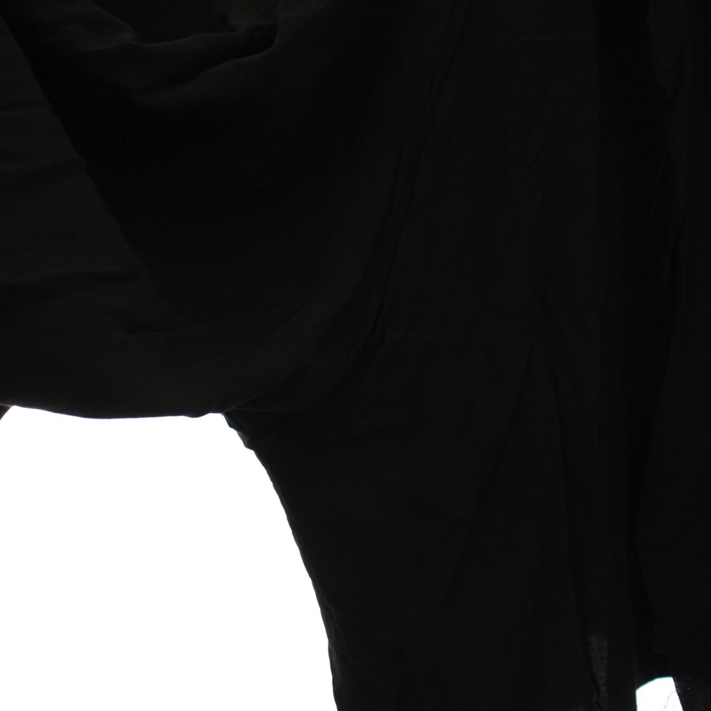 ワイズ Y's ヨウジヤマモト 24SS サルエルパンツ フレア 2 黒 ブラック