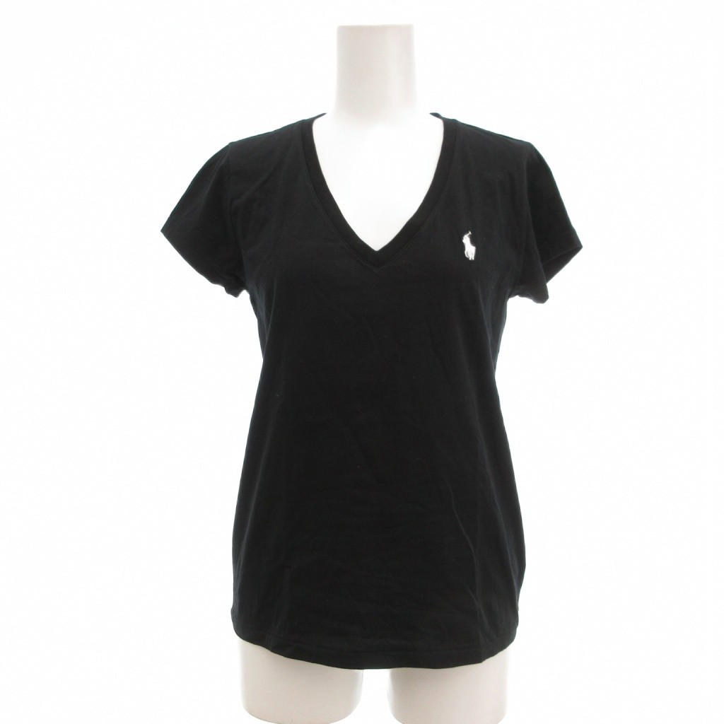 ポロ ラルフローレン POLO RALPH LAUREN 美品 Tシャツ Vネック ロゴ