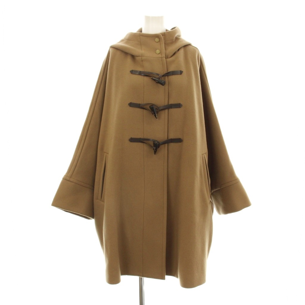 フレームワーク　メルトンダッフルポンチョコート　38　キャメル 新品 FRAMeWORK フレームワーク メルトンダッフルポンチョコート 38
