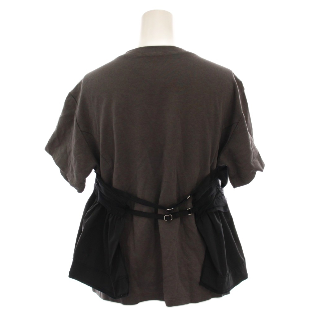 MAISON SPECIAL ドッキングツイステッドTシャツ　値札付き MAISON SPECIAL（メゾンスペシャル） tシャツ Docking Twisted T-shirt