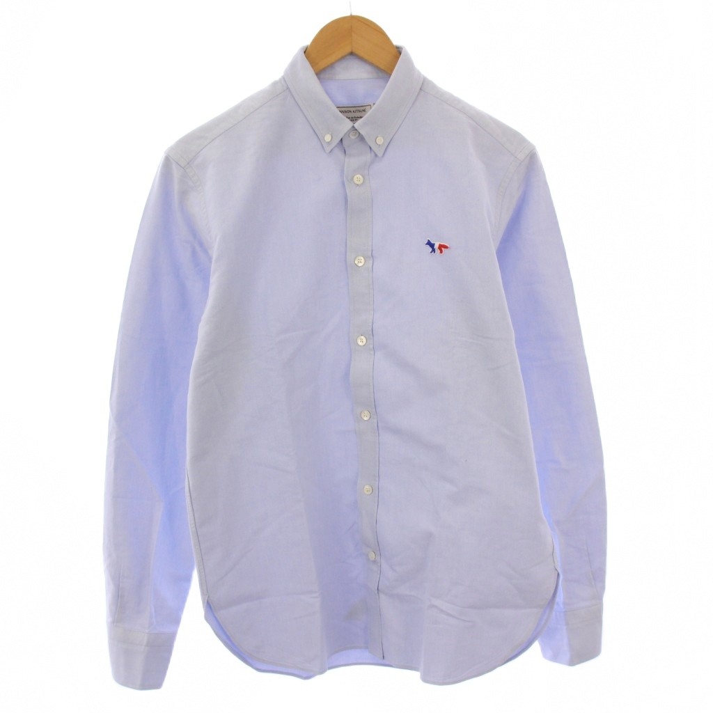 メゾンキツネ MAISON KITSUNE ボタンダウンシャツ カジュアル 長袖 