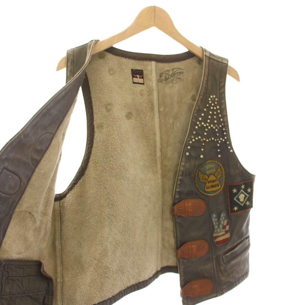 キャピタル kapital ジプシーライダー gypsy rider レザーベスト 前