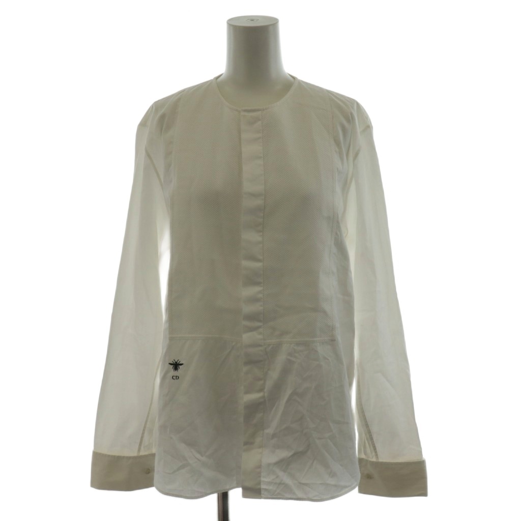 クリスチャンディオール Christian Dior シャツ ブラウス 長袖 BEE刺繍