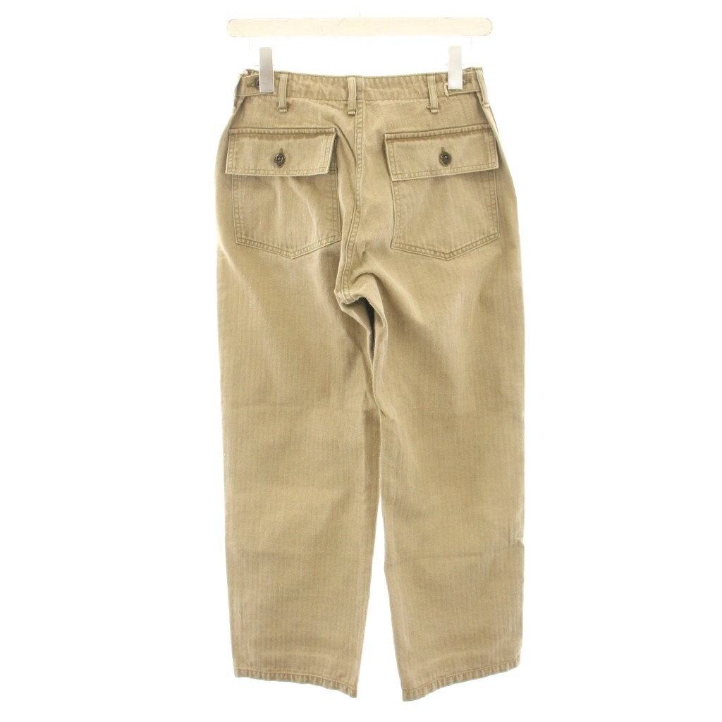 ウエアハウス WAREHOUSE ベイカーパンツ ボタンフライ W29 ベージュ  