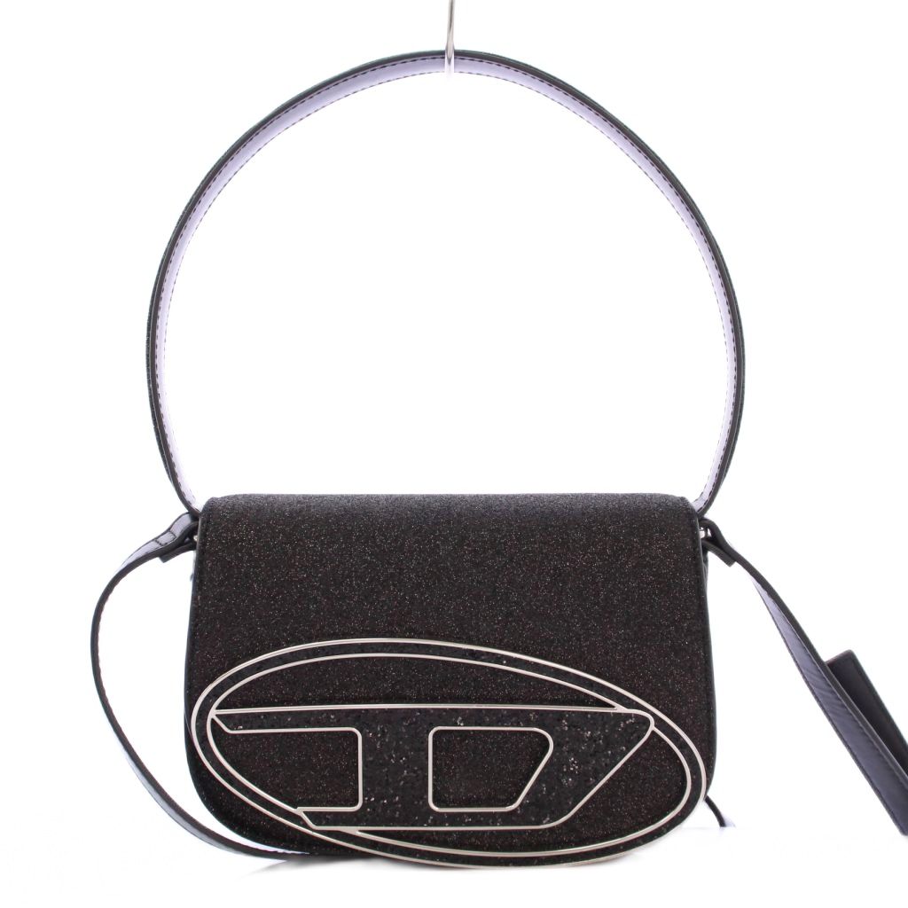 ディーゼル DIESEL 1DR Iconic shoulder bag in glitter fabric 1DR 
