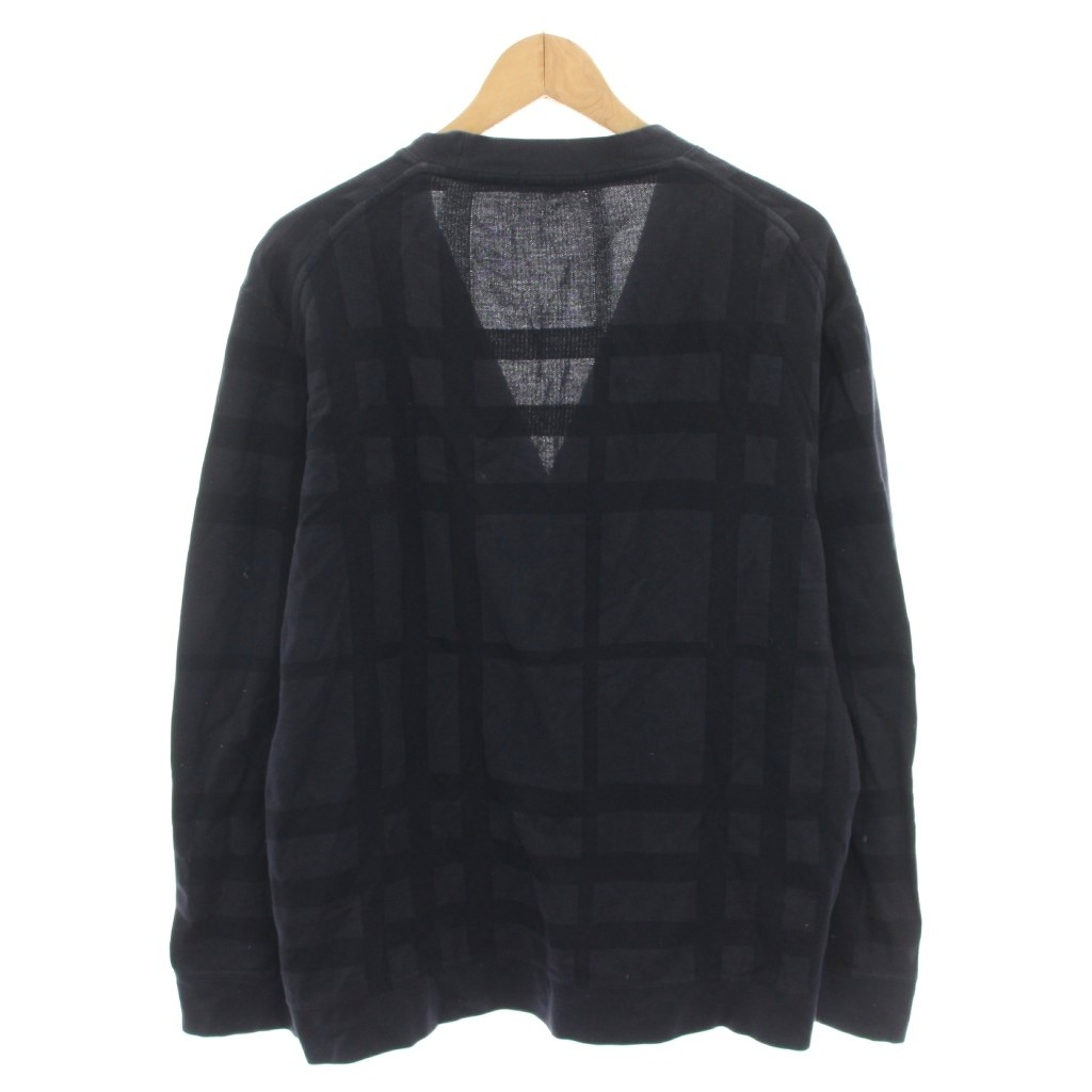 バーバリー ロンドン メガチェック 洗える カーディガン 羽織 ブラック 極美品✨バーバリー ロンドン メガチェック 洗える カーディガン 羽織