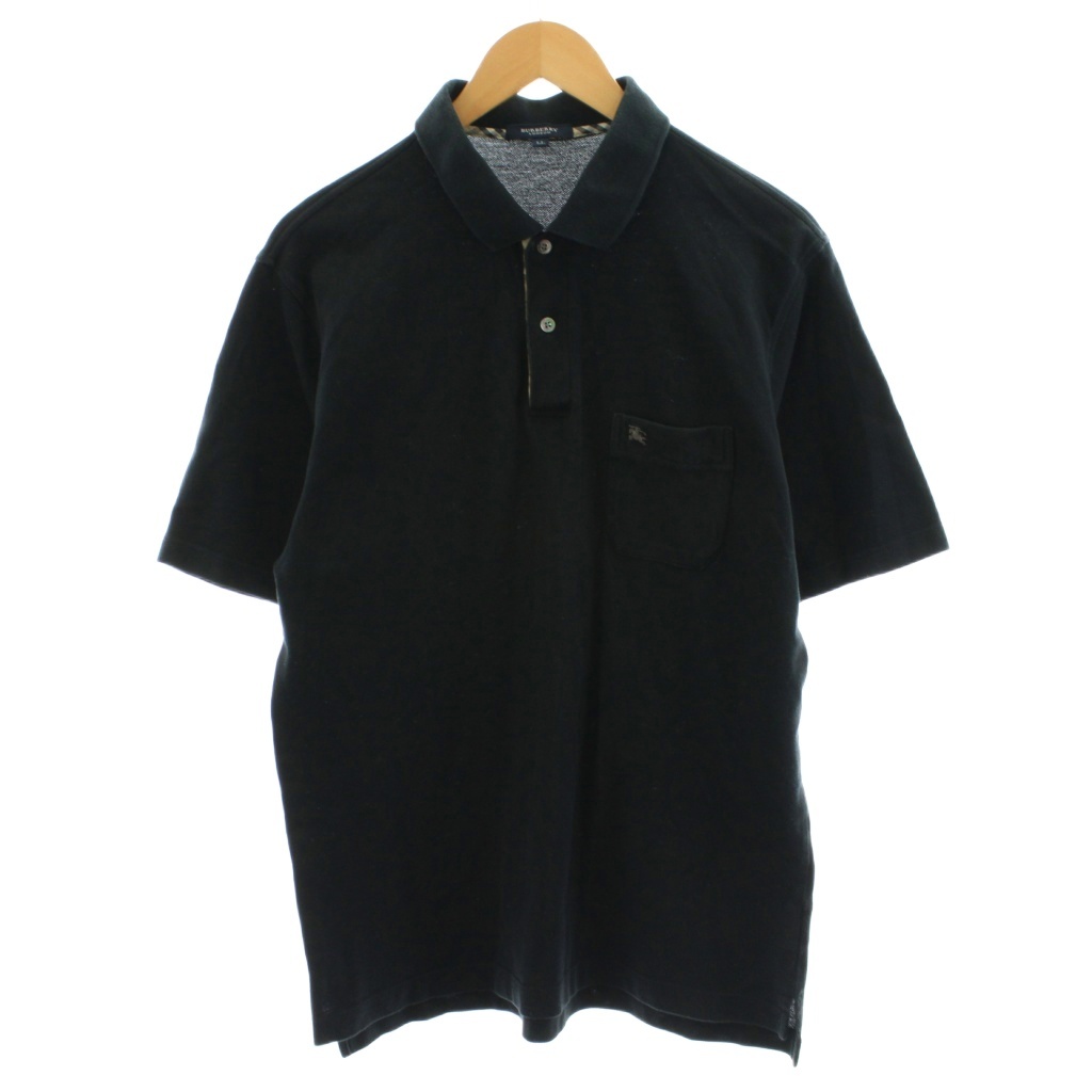 バーバリー ロンドン BURBERRY LONDON ポロシャツ 半袖 ロゴ 刺繍