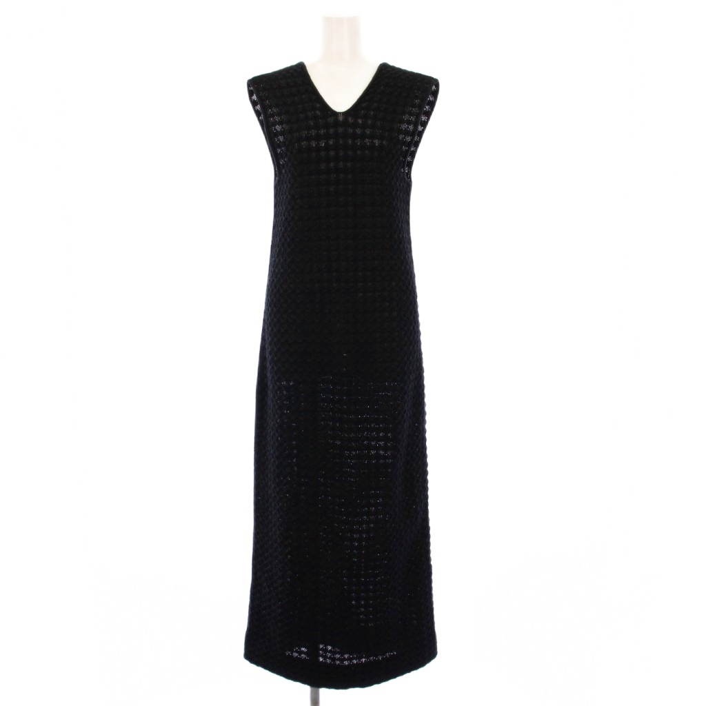 ジルサンダー JIL SANDER 24SS ノースリーブニットワンピース ロング