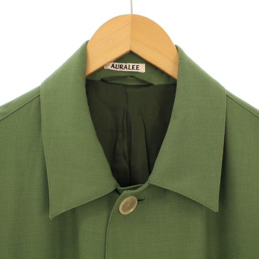 オーラリー AURALEE HARD TWIST WOOL TWILL SOUTIEN COAT ハード