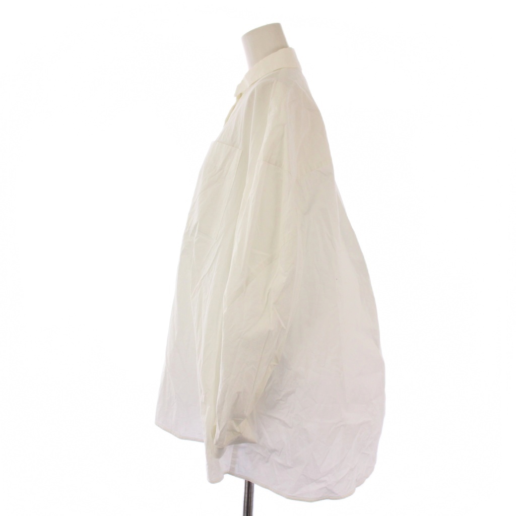 エンフォルド ENFOLD シャツ ブラウス 長袖 38 ホワイト 300FS930-1540