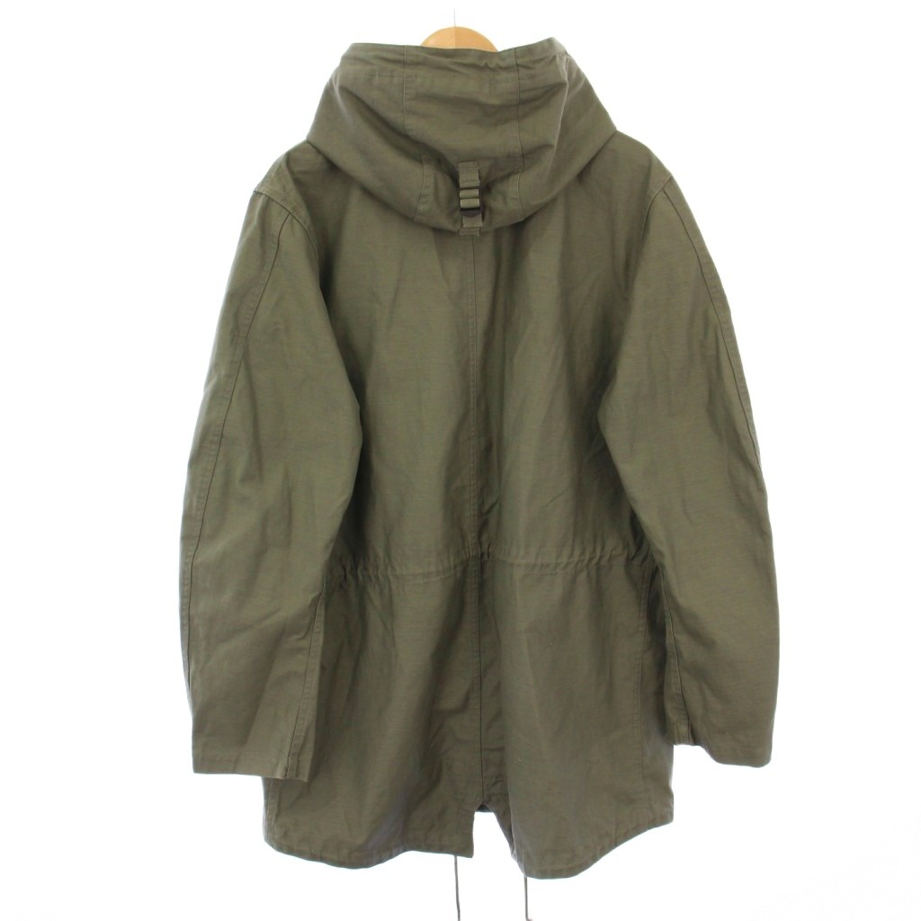 ステューシー STUSSY モッズコート アウター ロング丈 フード ワン