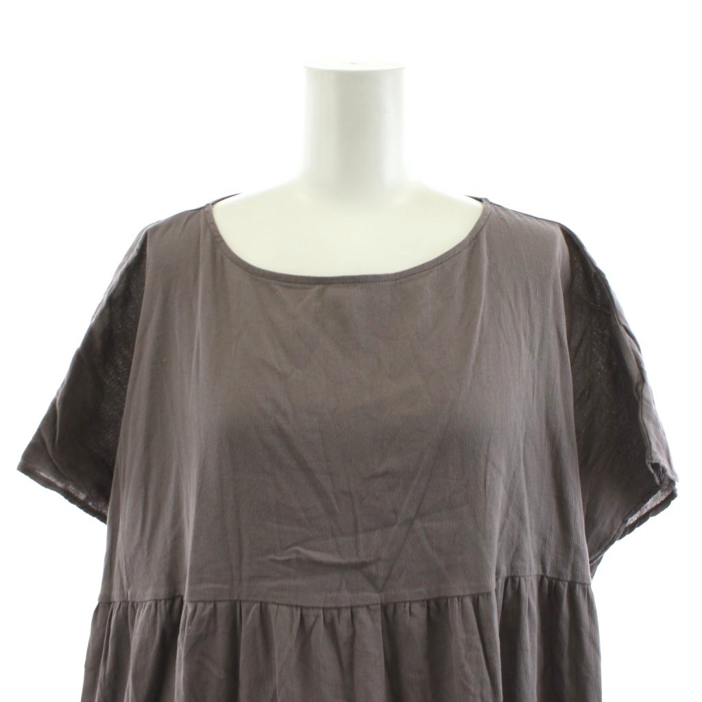 ソウソウ SOU SOU ワンピース ミモレ ロング 半袖 コットン