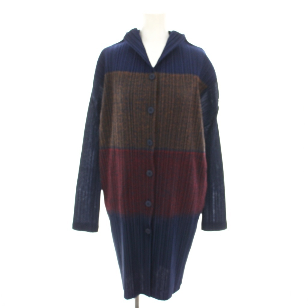 プリーツプリーズ イッセイミヤケ 長袖カーディガン ブラウス 羽織 3