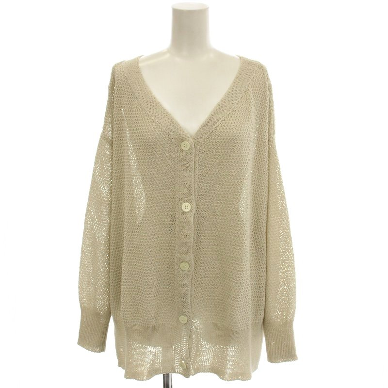 FRAMeWORK カノコ2WAY Back開きカーディガン　25SS フレームワーク Framework 25SS カノコ 2WAY Back開きカーディガン