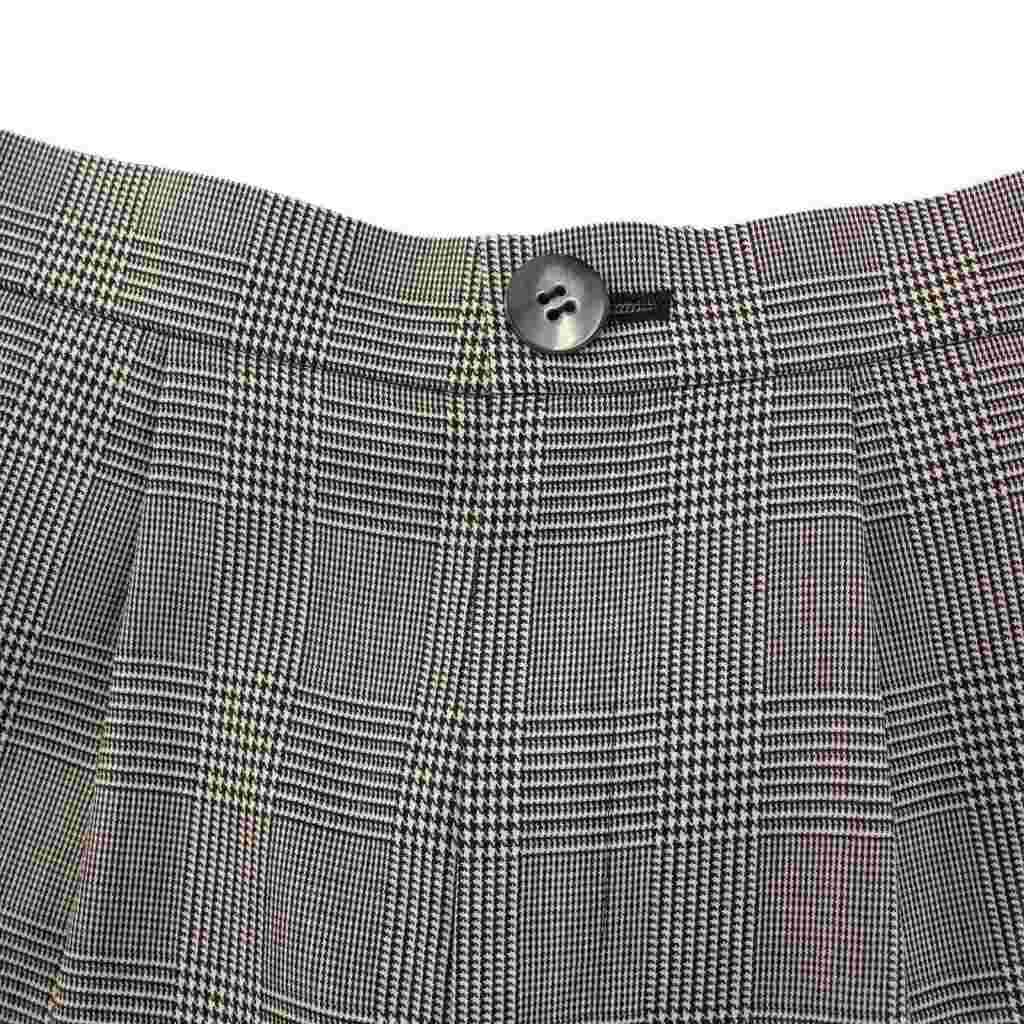 未使用品 エンフォルド ENFOLD モノトーンチェック MIX WIDE PANTS