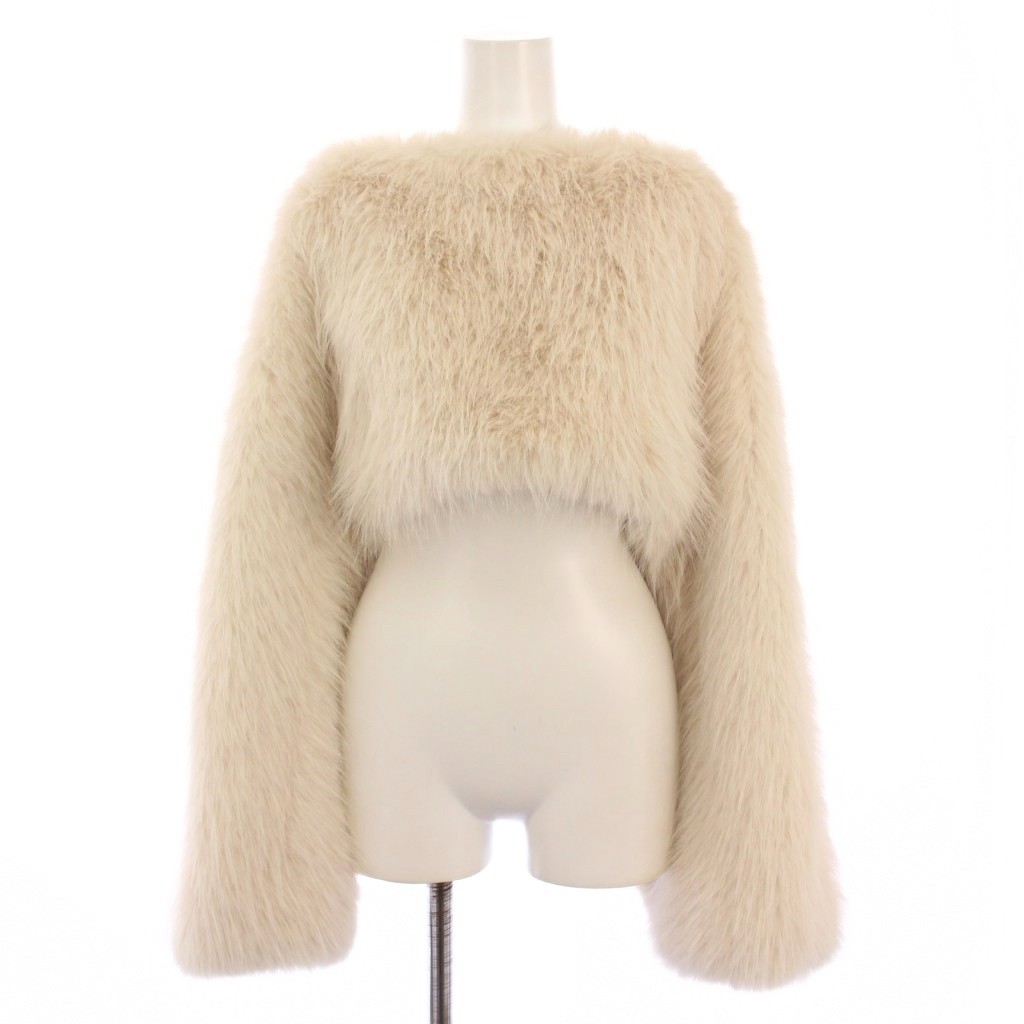 ザラ ZARA FAUX FUR SWEATSHIRT ニット セーター フェイクファー 長袖