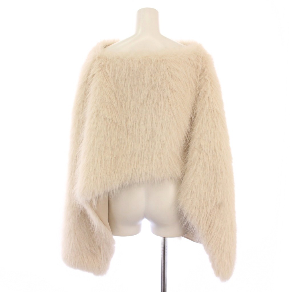 ザラ ZARA FAUX FUR SWEATSHIRT ニット セーター フェイクファー 長袖