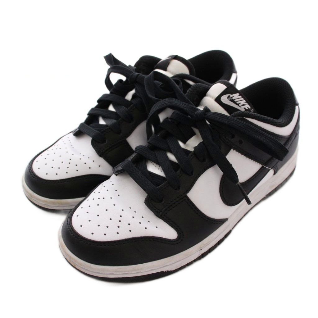 ナイキ NIKE Women's Dunk Low White Black ウィメンズ ダンク ロー ホワイト ブラック スニーカー ローカット シューズ US7 24cm 白 黒 DD1503-101 /YM レディース