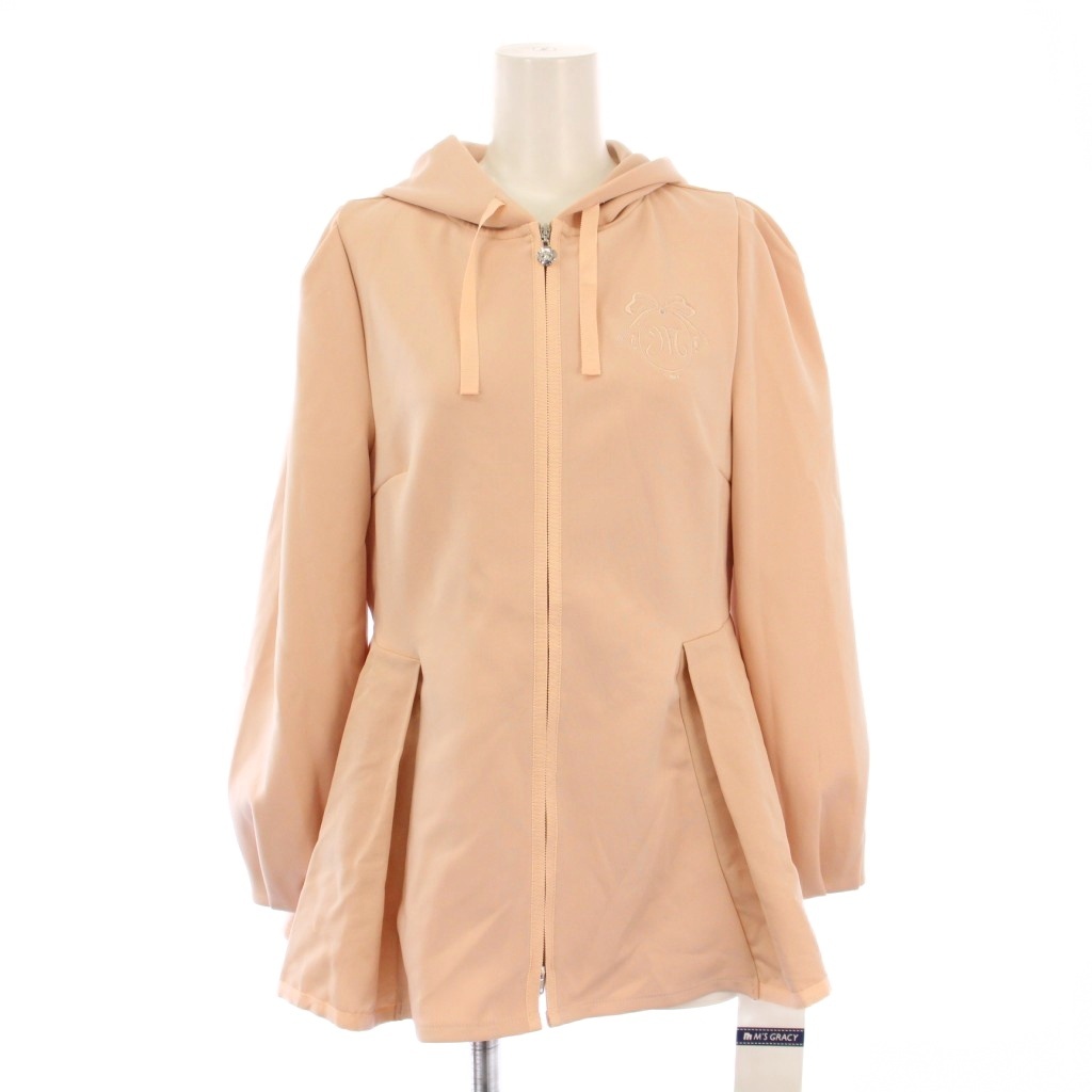 未使用品 エムズグレイシー M'S GRACY 23年製 ダンボール素材パーカー