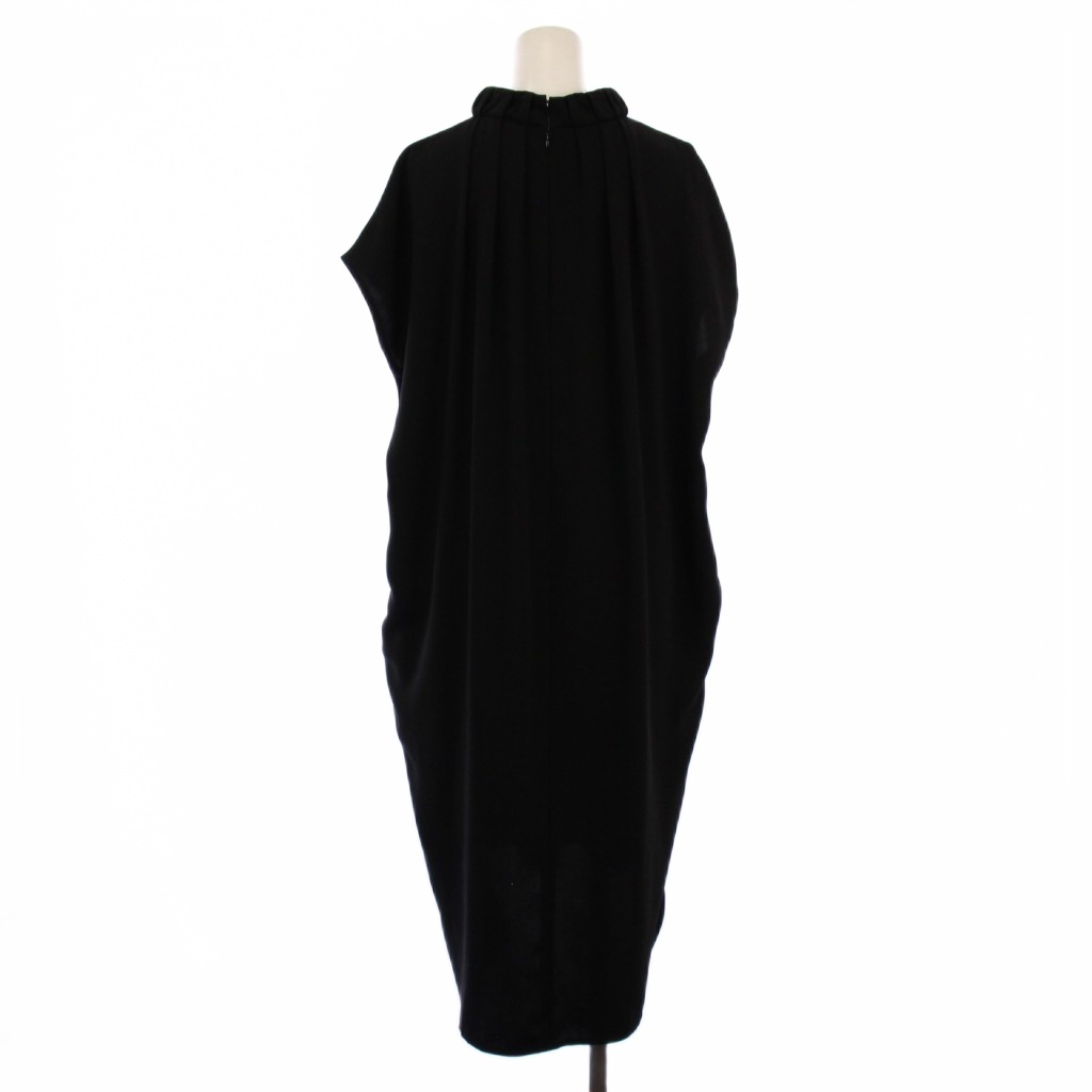 ENFOLD エンフォルド　ロングワンピース　黒　38 エンフォルド ENFOLD ワンピース ロング丈 半袖 38 黒 300AA233-0530