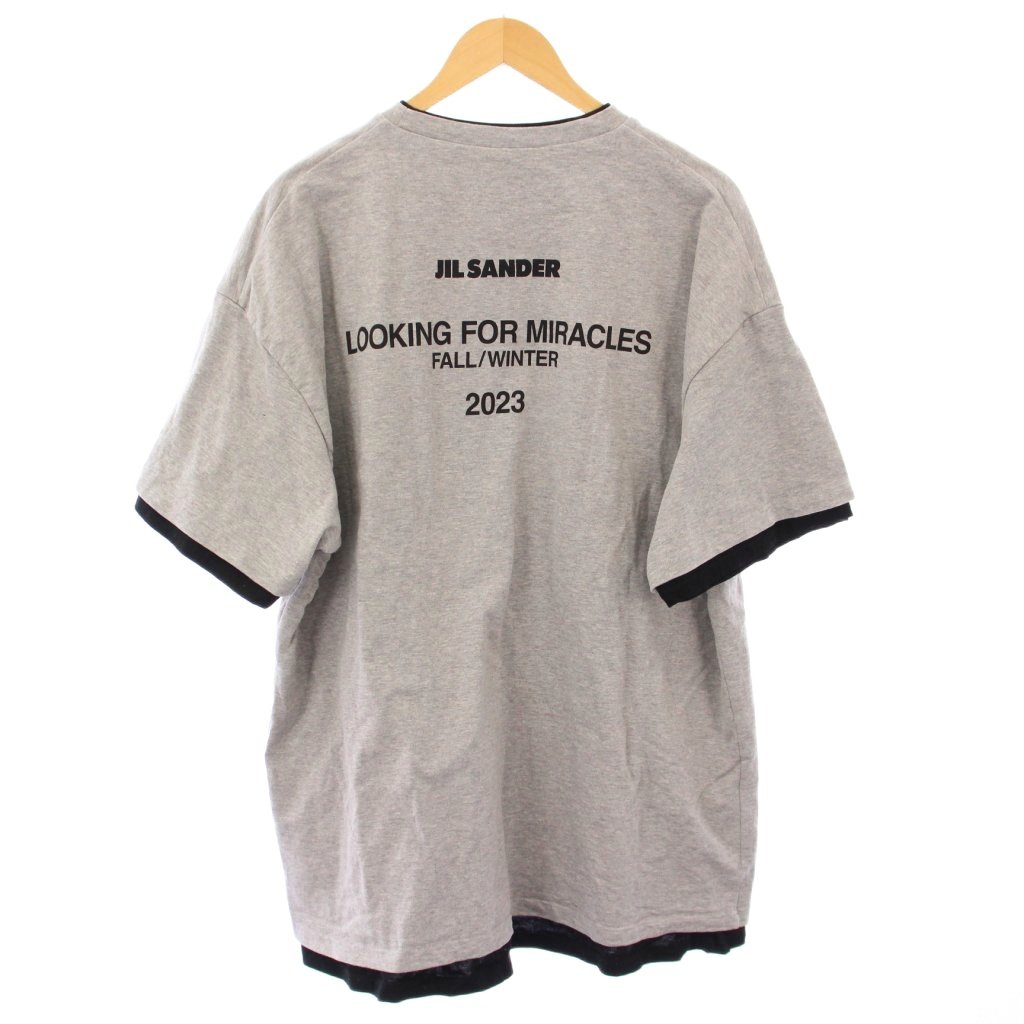 ジルサンダー JIL SANDER Double-layered T-shirt ダブルレイヤードT 