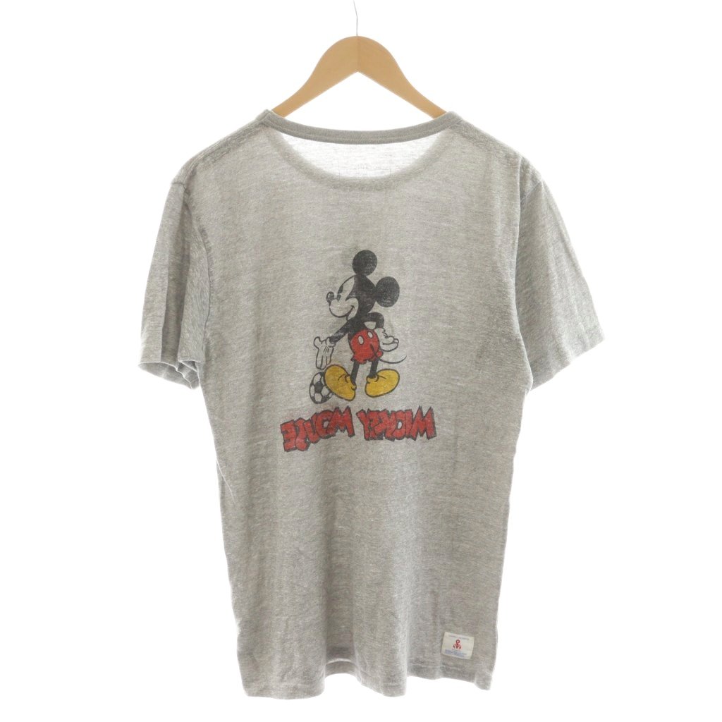 ソフネット SOPHNET. ミッキーマウスTシャツ カットソー 半袖 L グレー 