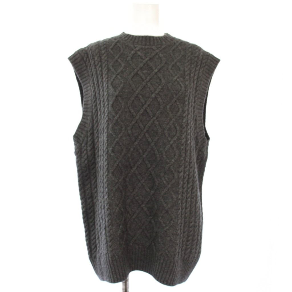 ユナイテッドアローズ UNITED ARROWS ベスト ケーブルニット カシミヤ