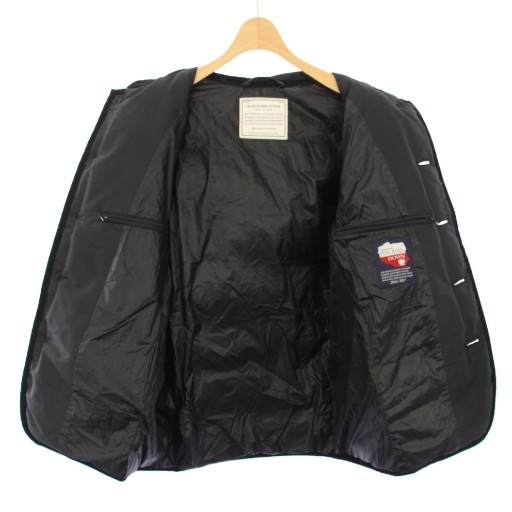 ナノユニバース nano universe NISHIKAWA DOWN ダウンジャケット S 黒