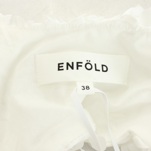 ENFOLD - エンフォルド 25SS 300IS430-1691 ﾎﾜｲﾄ GRATACOS FABRIC BEST PARTS 38 未使用品 エンフォルド ENFOLD 25SS GRATACOS FABRIC BEST PARTS