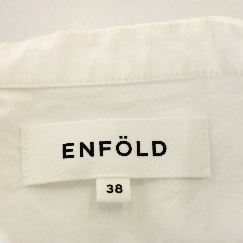 エンフォルド ENFOLD 24SS WAVE-HEM SHIRT シャツ ブラウス 半袖 