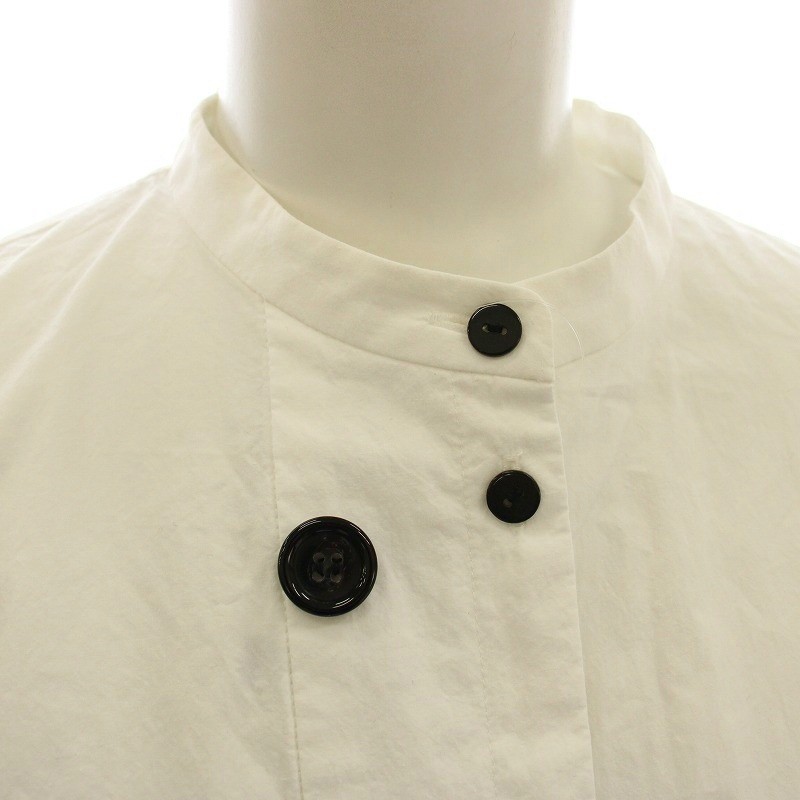 エンフォルド ENFOLD 24SS WAVE-HEM SHIRT シャツ ブラウス 半袖 