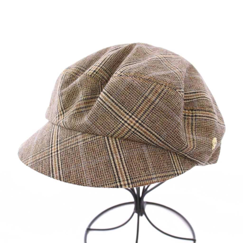 an meets zakka チェック柄ウールハット チェック柄キャスケット ウール100% an meets zakka チェック ウール チェック柄 キャスケット