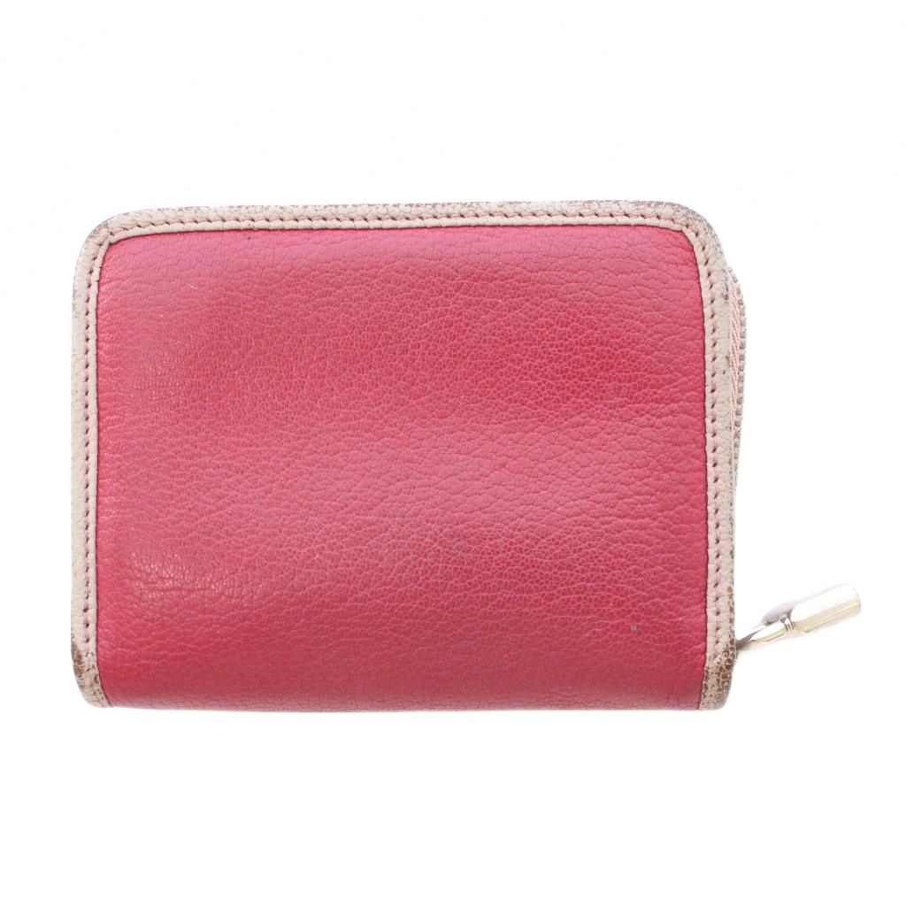 未使用 ロエベ アナグラム アマソナ クッキー ケース 小銭入れ レザー紫 ロエベ LOEWE Amazona アマソナ アナグラム コインケース 小銭入れ
