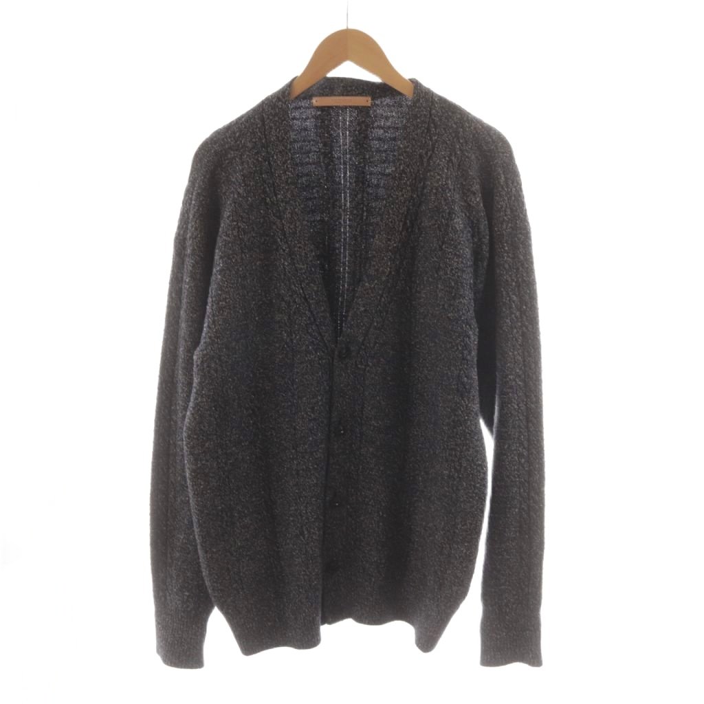 A*J様 NICENESS カーディガン CONNIE M グレー ナイスネス NICENESS CONNIEニットカーディガン ウール シルク混 M