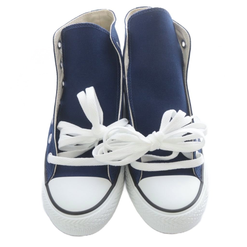 未使用品 コンバース CONVERSE スニーカー ネクスター110 hi NEXTAR110 HI スニーカー 24.5cm 紺 ネイビー 32765015 /SR レディース