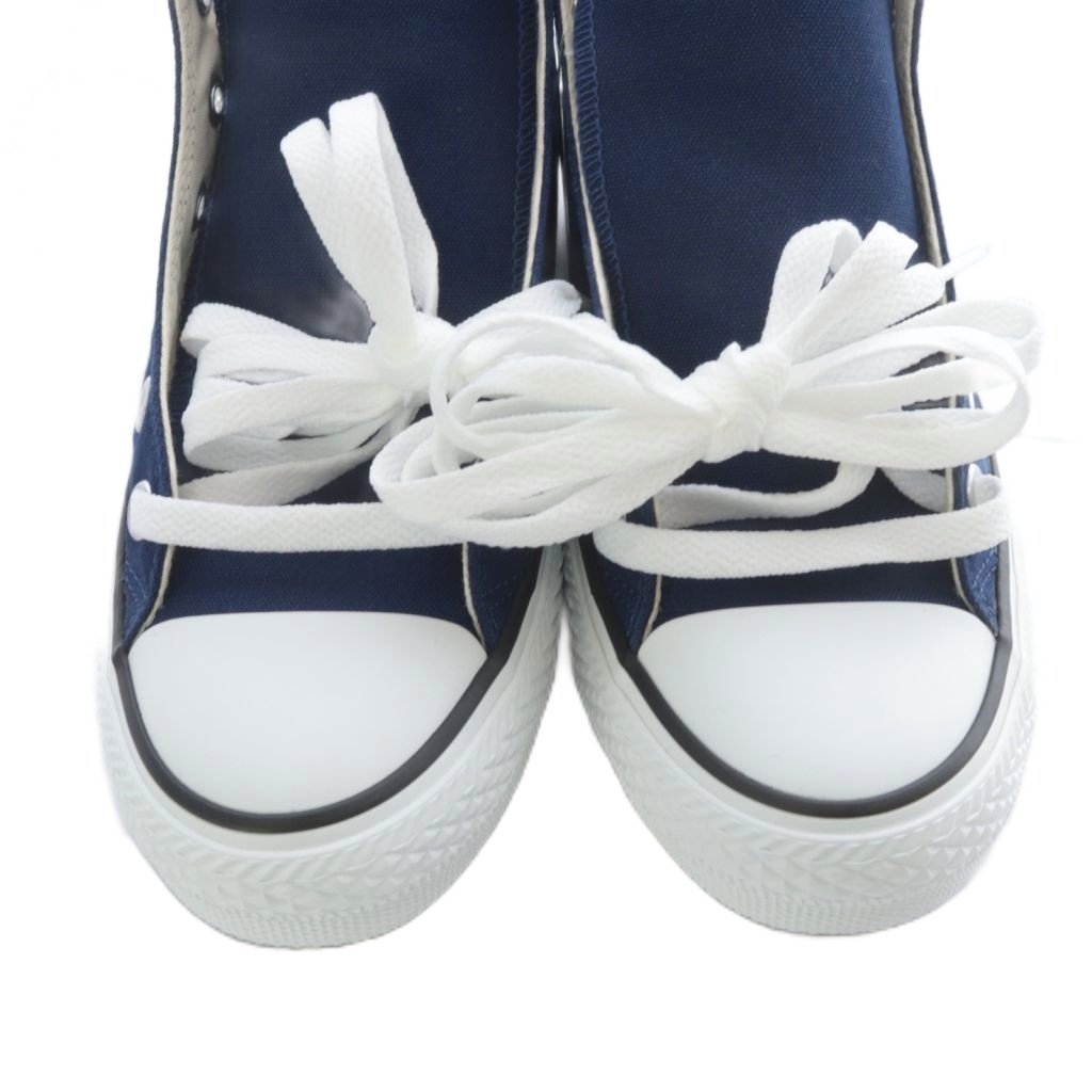 未使用品 コンバース CONVERSE スニーカー ネクスター110 hi NEXTAR110 HI スニーカー 24.5cm 紺 ネイビー 32765015 /SR レディース