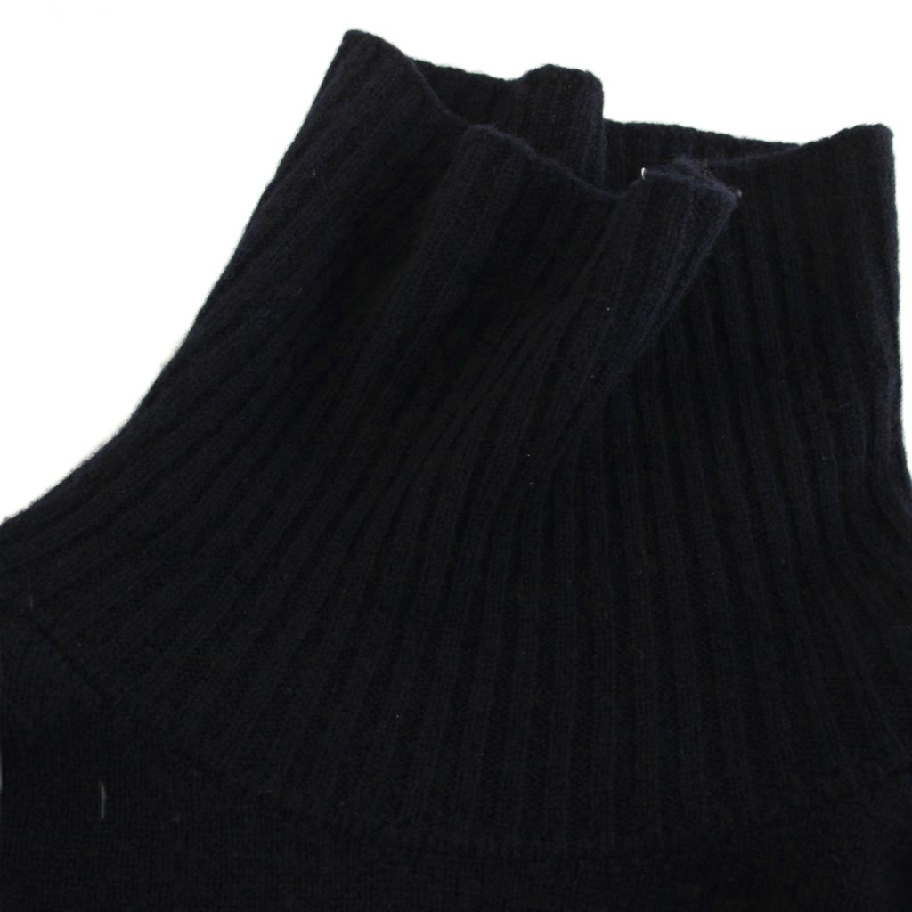 イエナ IENA ウールカシミヤハイネックチュニックプルオーバー ニット ワンピース 長袖 紺 ネイビー 21080900724030 /YM レディース