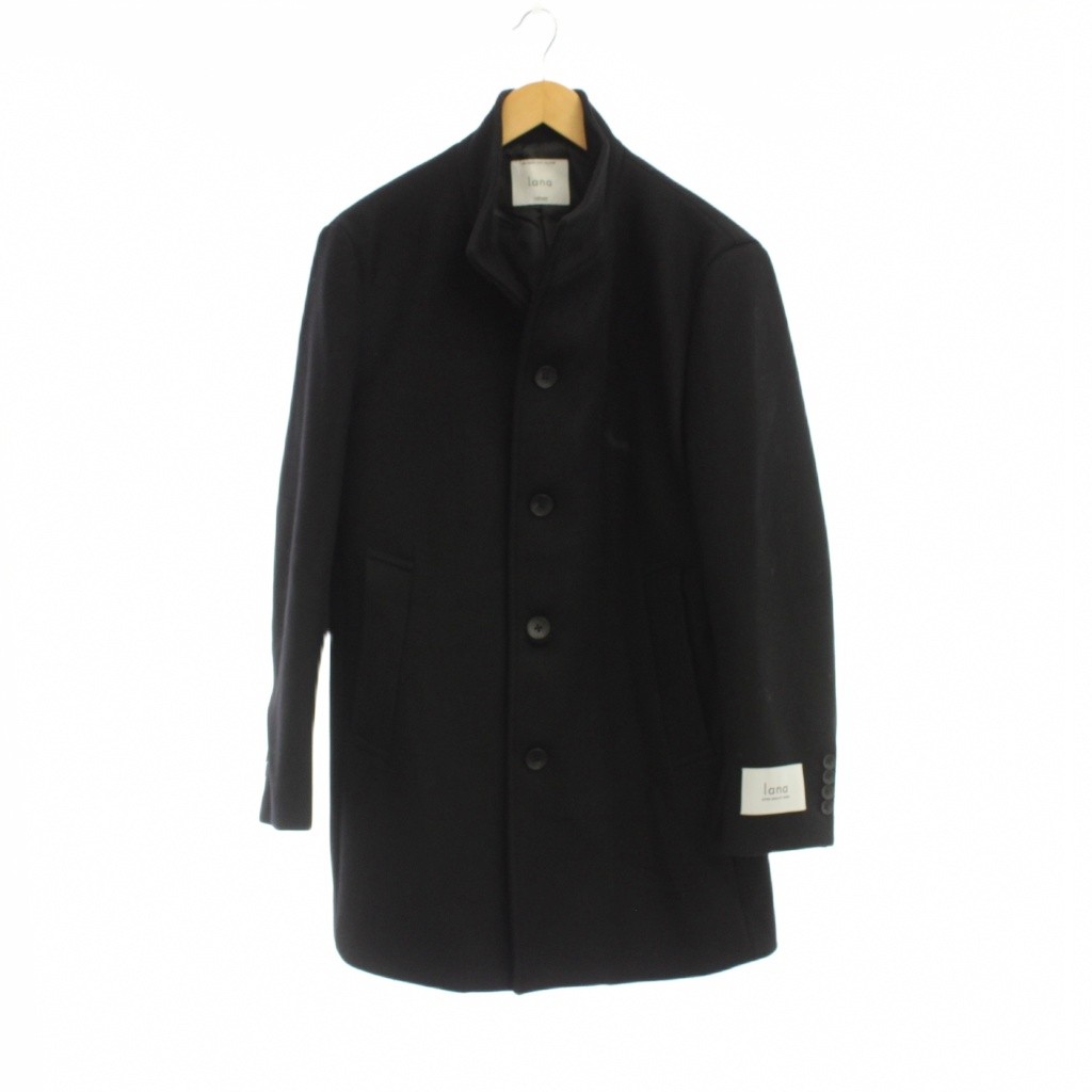 サイ 美品　ジャーナルスタンダード　黒 コート ジャーナルスタンダード JOURNAL STANDARD 18AW スタンドカラーコート