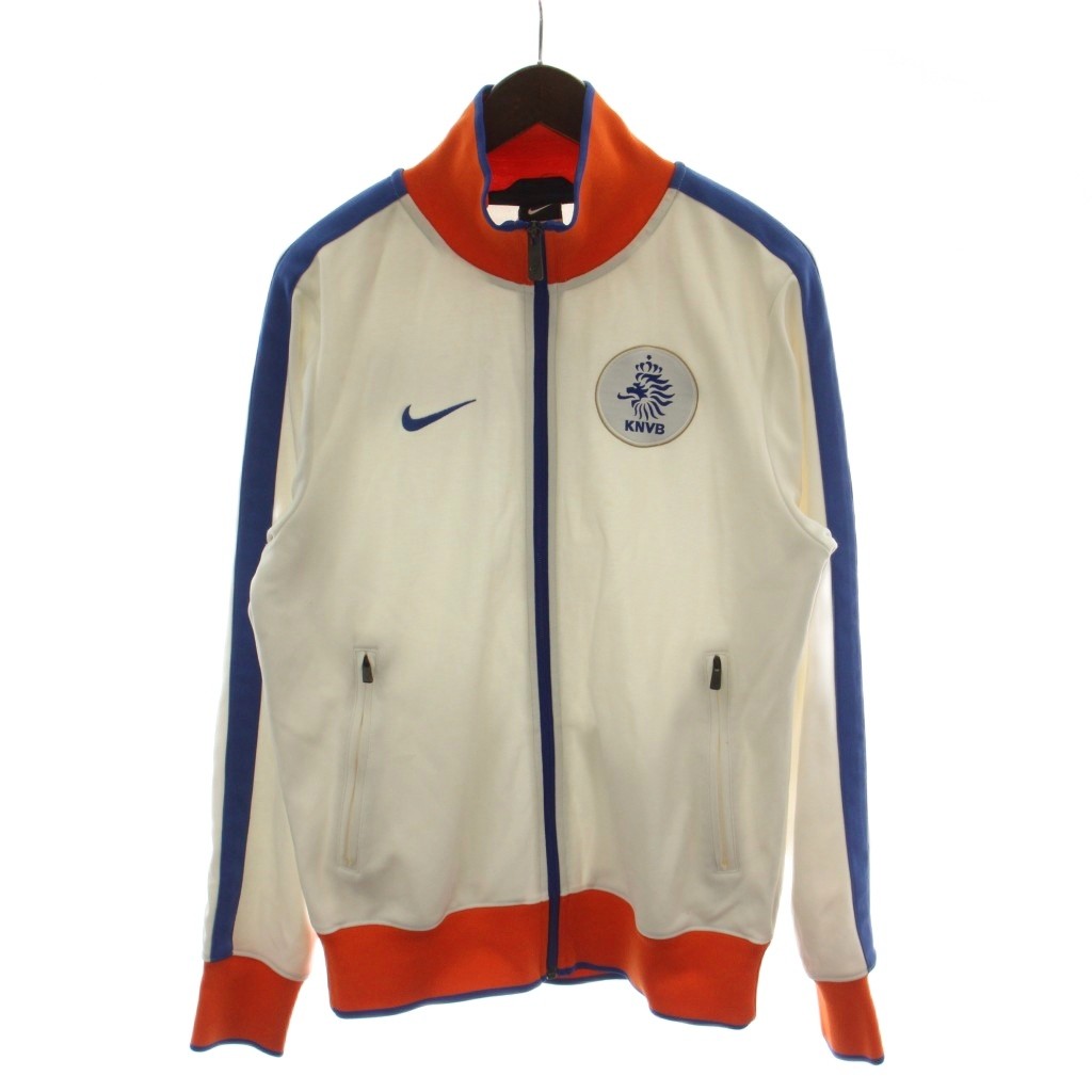 ナイキ NIKE オランダ代表 KNVB トラックジャケット S 白 オレンジ
