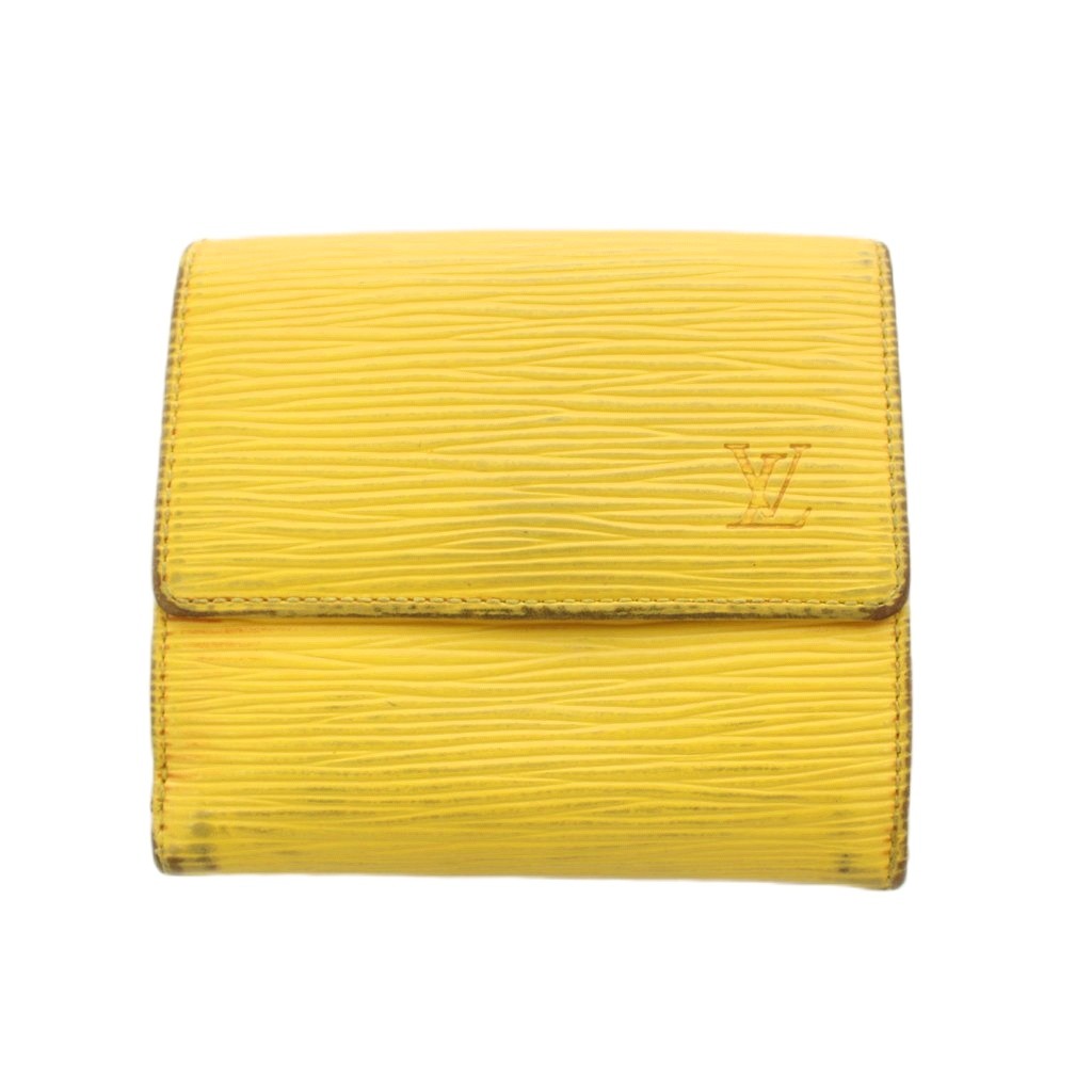 ルイヴィトン LOUIS VUITTON エピ ポルトモネ ビエ カルトクレディ 財布 二つ折り 小銭入れ 黄 イエロー M63489 /AN ■OH レディース