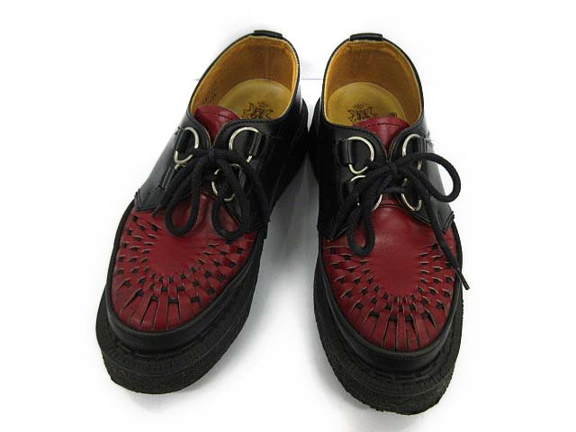 値段交渉可‼ 90s uk製 赤ハラコ george cox ほど近い uk8 139