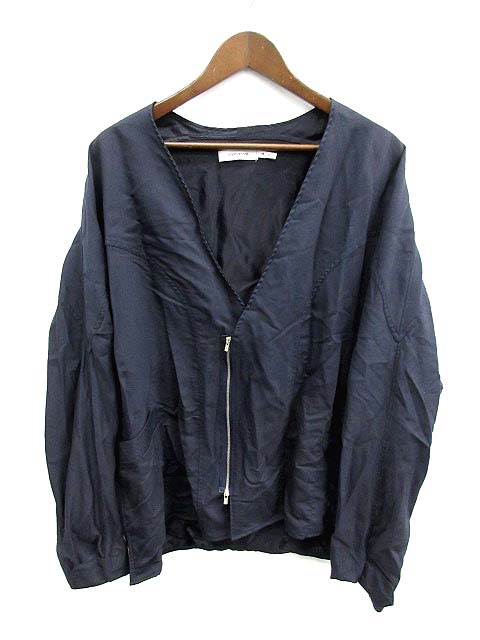 【nonnative】ノーカラーレザージャケット nonnative(ノンネイティブ) 2024AW TRUCKER BLOUSON LEATHER