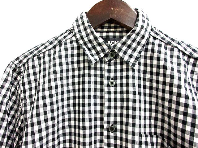 ブラックコムデギャルソン BLACK COMME des GARCONS シャツ ギンガム 