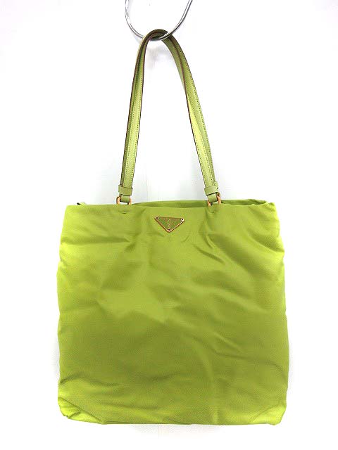 PRADA ショルダーバッグ黄緑色