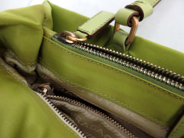 PRADA ダークグリーン ナイロン トートバッグ Prada dark green Tessuto Nylon 2-Way Tote bag | eBay