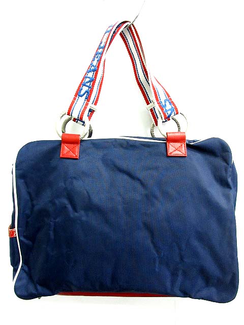 アルマーニ ジーンズ Armani Jeans ボストンバッグ ハンド ナイロン 紺 Ek メンズ 081 ベクトルパーク