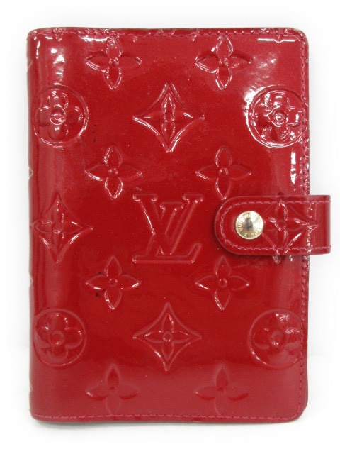 ルイヴィトン 手帳カバー ヴェルニ 赤 楽天市場】LOUIS VUITTON ルイ ヴィトン モノグラムヴェルニ