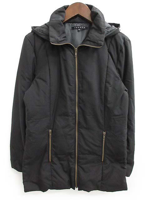 theory ダウンジャケット　【2】　Black セオリー theory ダウンジャケット ジップアップ フード 黒 2 /TU