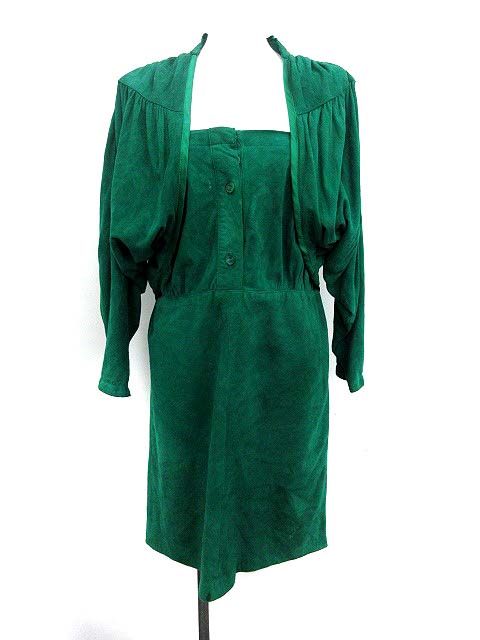 テリージョン Richie Freeman Teri Jon セットアップ キャミソールワンピース ジャケット 4 緑 Kh レディース 081 ベクトルパーク